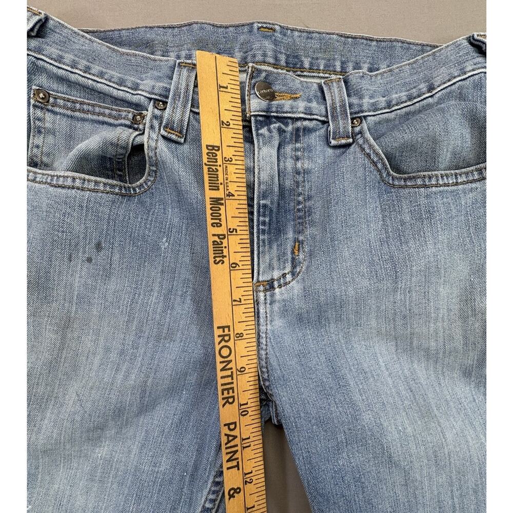 Carhartt Distressed Rugged Flex Relaxed Fit Straight Leg Jeans Blue Men’s 29x32 - Picture 5 of 13